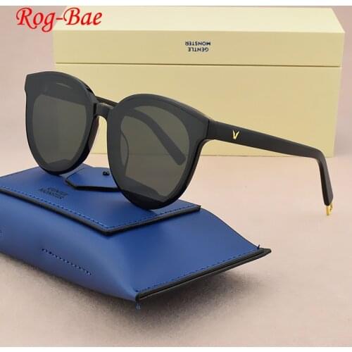 Luxury Korea brand ladies sunglasses women 2019 fashion Vintage Female sun glasses for womens designer womens sunglasses black