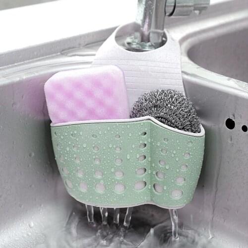 Sink Drain Rack Kitchen Sink Brushes Sponge Organizer Basket Soap Rack Sponge Stand Holder Kitchen Storage Accessories
