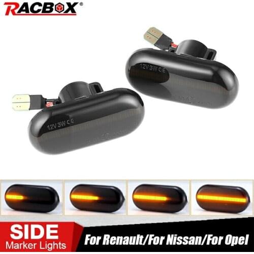 Led Dynamic Side Marker Turn Signal Blinker Light For Renault Megane MASTER CLIO 1 2 KANGOO LAGUNA ESPACE Smart Fortwo 453