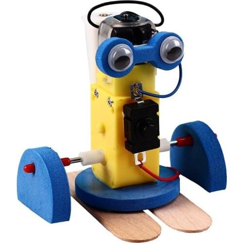 New Childrens DIY Technology Teaching Aids Educational Toys Crawling Robot Boy Collection Toy Gifts