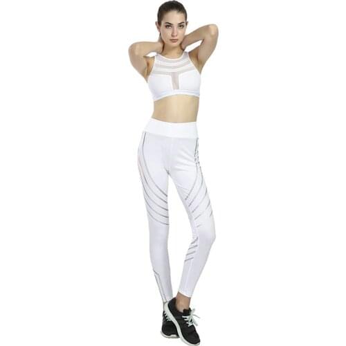 Thin Breathable Printed Striped Ladies Leggings For Fitness New Style Womens Sports Leggings Fashion Bottoms Womens Clothes