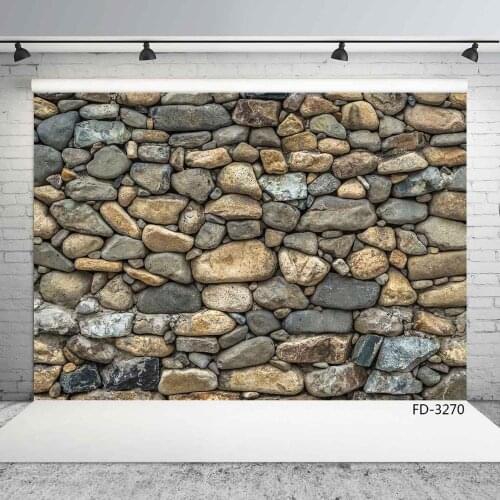 Stone Brick Wall Rock Photocall Background Baby Shower Young Portrait Vinyl Photography Photo Studio Props Photographic Backdrop
