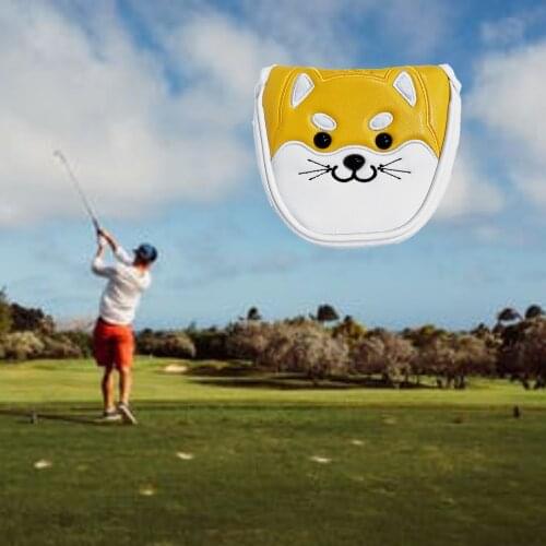 Golf Club Mallet Putter Headcover Protection Bag, Center Shaft Head Cover Guard