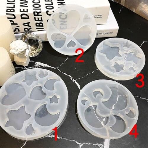 11.5*1.5CM DIY Sugar Craft Cake Vintage Petal Stars Moon Cake Silicone Mold Fondant Mold Cake Decorating Tools Gum Paste Mold