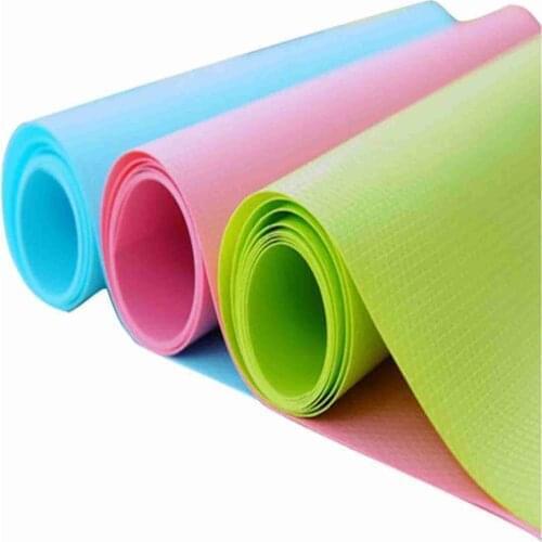 4pcs/set Refrigerator Pad Antibacterial- Antifouling Mildew Moisture Tailorable Pad Refrigerator Mats Fridge Waterproof Mats