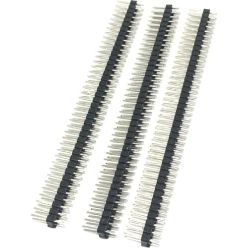 5PCS 2X40 PIN Double row MALE 2.54MM PITCH PIN Header connector Strip 2X40PIN 2*40 40p 40PIN FOR PCB BOARD ARDUINO