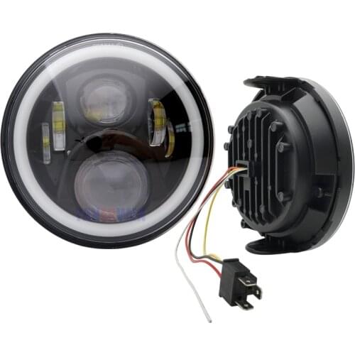 7 inch Motorcycle Round Led Headlight Lamp For Honda Moto CB400 CB500 CB1300 Hornet 250 600 900 VTEC VTR250 LED Front headlamp