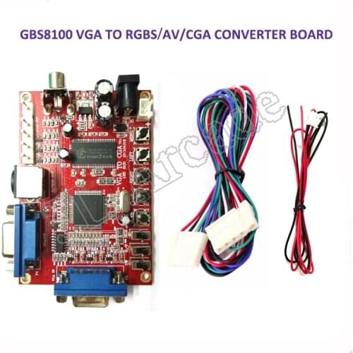 Arcade game video converter board VGA to CGA/CVBS/S-VIDEO converter board HD converter GBS-8100 for CRT LCD PDP display