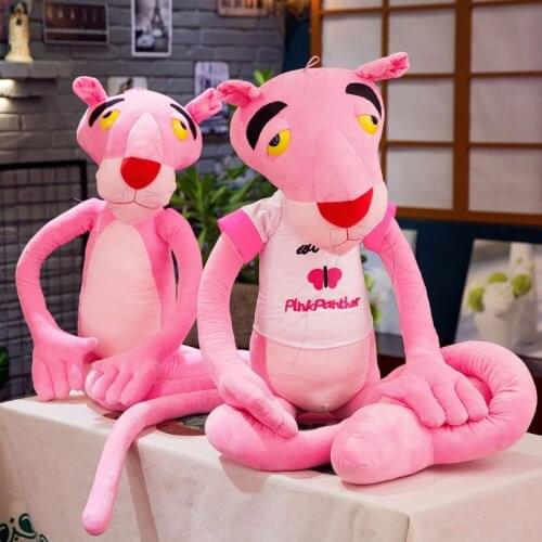 Big Size 100CM 80CM Disney Pink Panther Plush Toy Cute Soft Pillow Mat Animal Dolls Christmas Gift For Girl