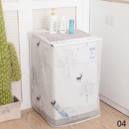 PEVA Waterproof Sunscreen Washing Machine Cover Waterproof Case Washing Machine Protective Dust Storage bag