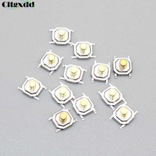 Cltgxdd 10PCS/Lot 4*4 Micro Push Button Switch 4*4*3mm 4 Pin SMD Tactile Tact Momentary Switch 4x4x3