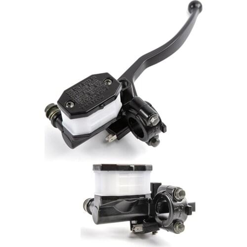 For GN125 GS125 Motorcycle Universal Black Brake Master Cylinder Motorcycle Hydraulic Brake Master Cylinder Handle Access