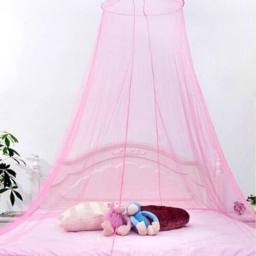 Elegant Round Lace Insect Canopy Netting Curtain Bed Outdoor Dome Mosquito Net