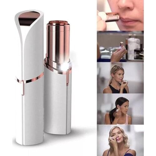 Classical Safe Electric Face Eyebrow Scissors Hair Trimmer Mini Portable Women Body Shaver Remover Blade Eyebrow Razor Epilator