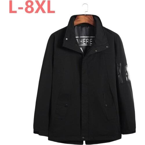 Plus size 10XL 8XL 6XL 5XL 4XL Mens Casual Jackets Mans Army Waterproof Coats Male Jacket Breathable Windproof Raincoat big