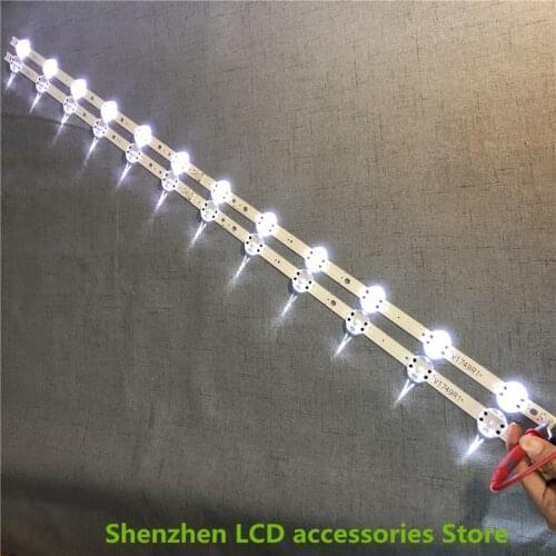 20Pieces/lot New Kit strip For LG 49UV340C 49UJ6565 49UJ670V 49 V17 ART3 2862 2863 6916L-2862A 6916L-2863A V1749L1 V1749R1 NEW