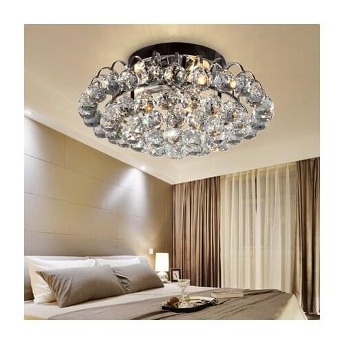 2020 new porch crystal living room corridor aisle light luxury dining room bedroom ceiling lamp