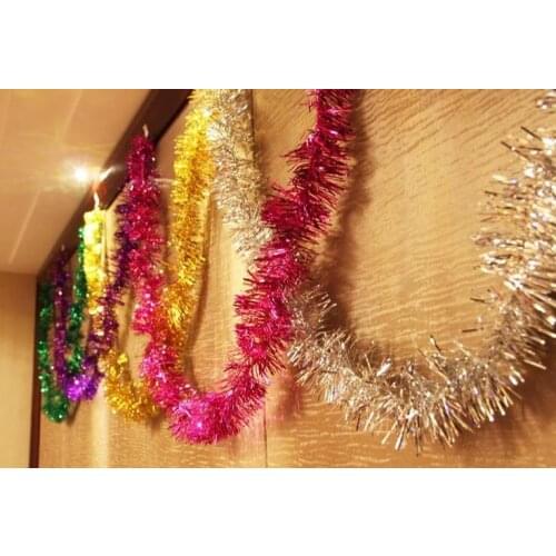 Christmas Ribbon Garland Party Decoration Tree Decoration Ornaments Xmas Ribbon Encryption thickening 200cm