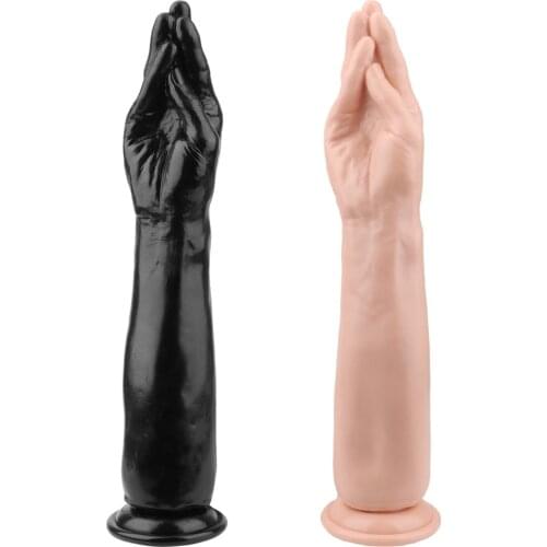 With Suction Cup Sex Toys For Women Men Gay Artificial Hand Shape Dildos For Anal Plug Super Big Silicone Butt Stuffed