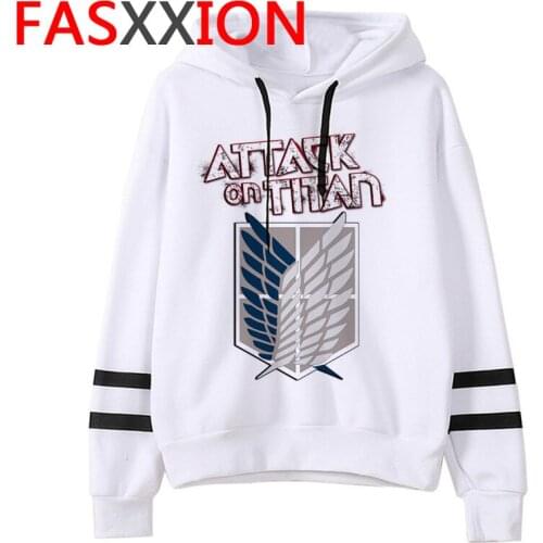 Attack on Titan hoodies male harajuku anime y2k aesthetic male hoddies 2021