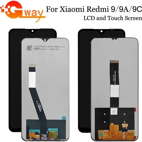 For Xiaomi Redmi 9A M2006C3LG / Redmi 9C / Redmi 9 M2004J19G LCD Display Screen Touch Digitizer Assembly Phone Repare Parts+Tool