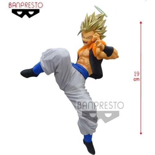 19cm BANDAI Dragon Ball Anime characters Super Saiyan SPECIAL Gogeta Action PVC Collection Model Toy Anime Figure Toys For Kids
