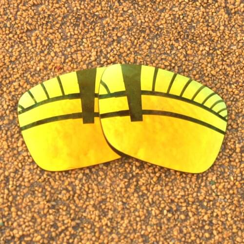 24K Golden Mirror Polarized Lenses Replacement for Holbrook Frame UVA UVB Anti-Reflective