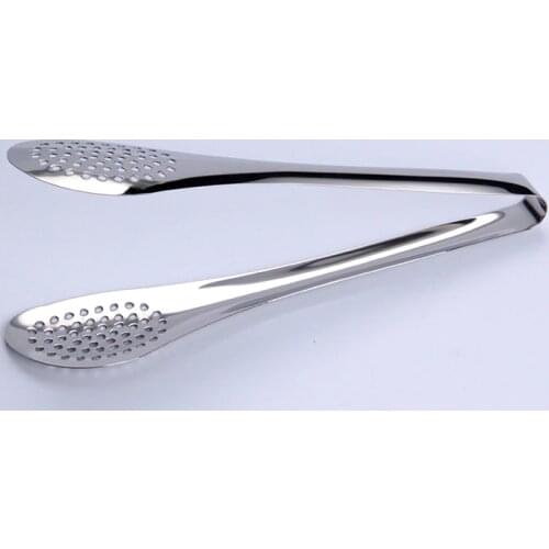 9 inch stainless steel food clamp thickened barbecue bread clamp, food clamp