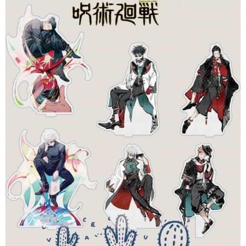 Anime Jujutsu Kaisen Fushiguro Megumi Gojo Satoru Inumaki Toge Acrylic Figure Stand Display Model Plate Cosplay Decor Gift Toys