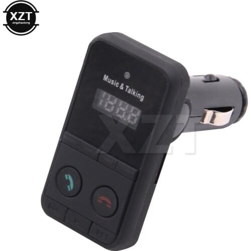 Black Handsfree Wireless Bluetooth Remote Control Car Music Player Car Kit MP3 Player FM Transmitter Modulator SD USB LCD
