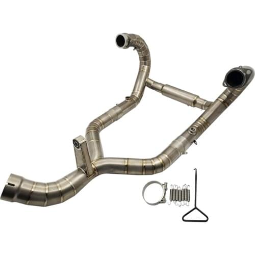 Real Titanium Alloy R nineT motorcycle exhaust muffler contact middle pipe slip on For BMW R nineT