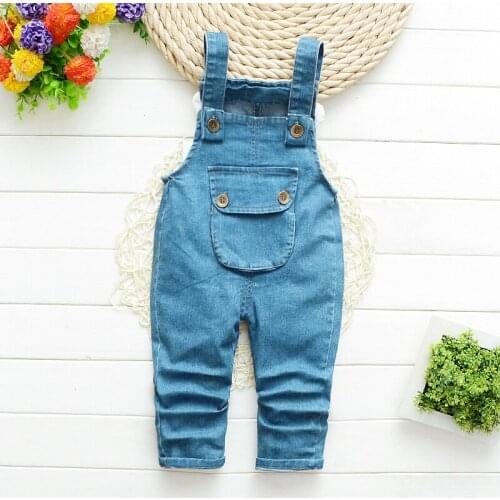 IENENS Kids Baby Clothes Clothes Jumper Boys Girls Dungarees Infant Playsuit Pants Denim Jeans Overalls Toddler Jumpsuits