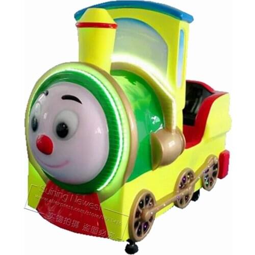 Guangzhou China Factory Low Price Game Room Coin Operated Amusement Park Arcade Game Machine Fiberglass Train Kiddie Rides