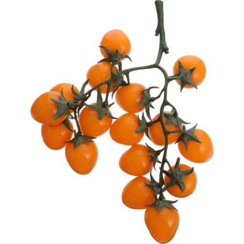 Artificial Cherry Tomatoes Ornament Fake Fruit Vegetable Home Wall Hanging Decorative Restaurant Wall Kitchen Garden Decor