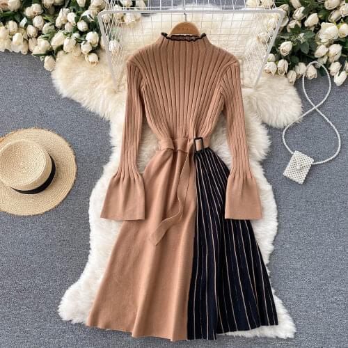 Fashionable Knitted Dresses Ismtide China