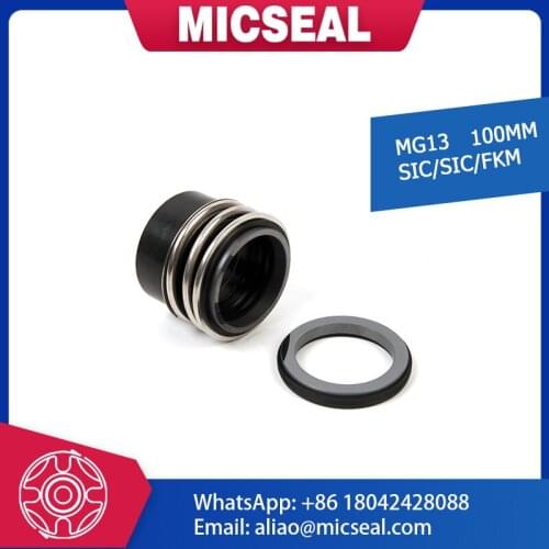 100MM- MG13 - SIC/SIC/FKM Mechanical Seal -Eagle Burgmann Replacement Seal