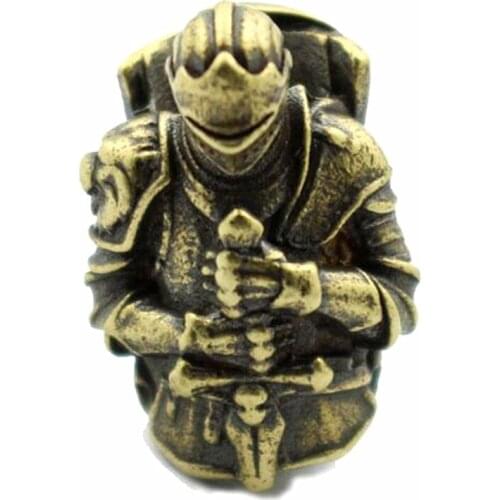 Casting Metal Retro Knight Ornaments Gifts 3D Figurine Mini Pendants DIY Collect Home Office Room Desktop Decoration Sculpture