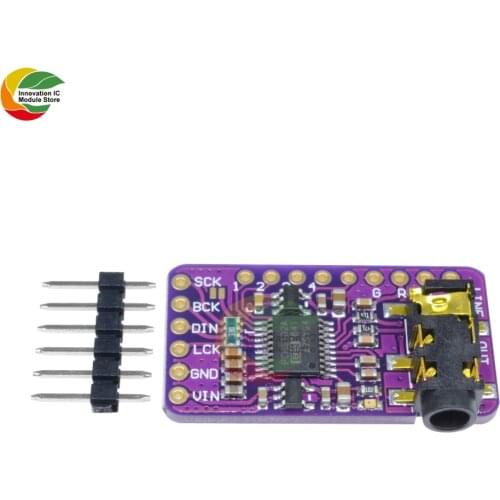 Ziqqucu GY-PCM5102 I2S Interface PCM5102 DAC Decoder I2S Player Module for Raspberry Pi with Pin
