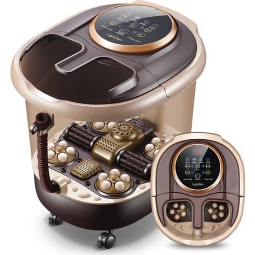 Full automatic massage foot bath water electricity separation footbath barrel red light irradiation leggings fumigation artifact