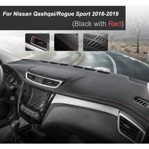 For Nissan Qashqai Rogue Sport 2016-2019 Anti-Slip Mat Dashboard Cover Pad Sunshade Dashmat Dash Carpet Auto Accessories