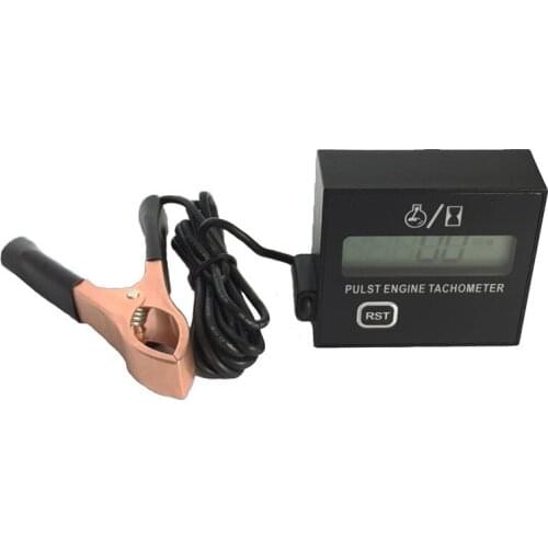 Motorcycle Tachometer for Small Engine,Inductive Hour Meter for Chainsaw Marine ATV Motorcycle UTV Engine