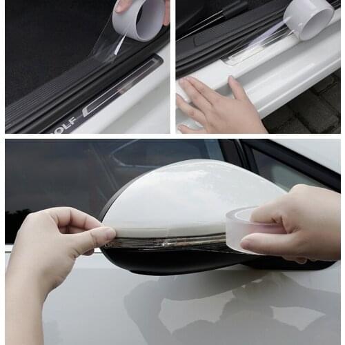 Car Door Protector Stickers Strip Car Anti-Collision Tape Door Edge Guard Plate for Citroen C3 C4 C5 Car Styling Accessories