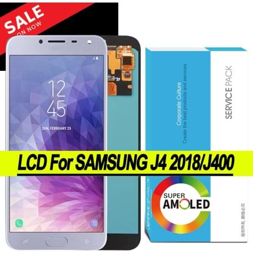 100% Original Amoled 5.5'' Display for Samsung Galaxy J4 2018 J400 J400F/DS Full LCD Touch Screen Digitizer Repair Parts