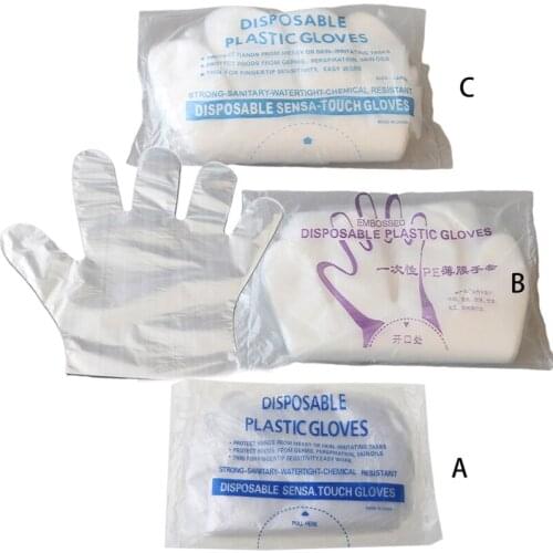 40GC 100pcs Vinyl Gloves - Powder Free, Clear, Latex Free And Allergy Free, Plastic, Work, Food Service
