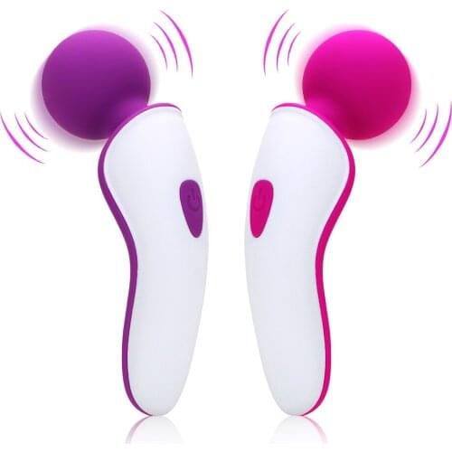 14cm Magic Wand Vibrators For Women Clitoris Stimulator Anal Vaginal Massager Vibrating Ball Sex Toys Masturbator Erotic Machine