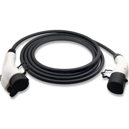 16A Type 1 to Type 2 sae j1772 female connector to type 2 plug