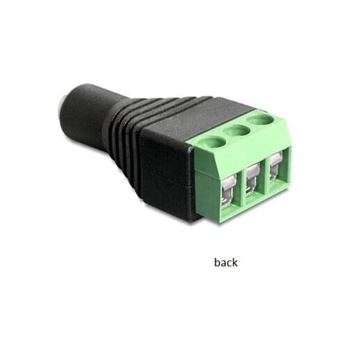 4PCS Gold plated 3pin 3.5mm 1/8 Inch Female Stereo socket JACK to AV Screw Audio Balun Terminal