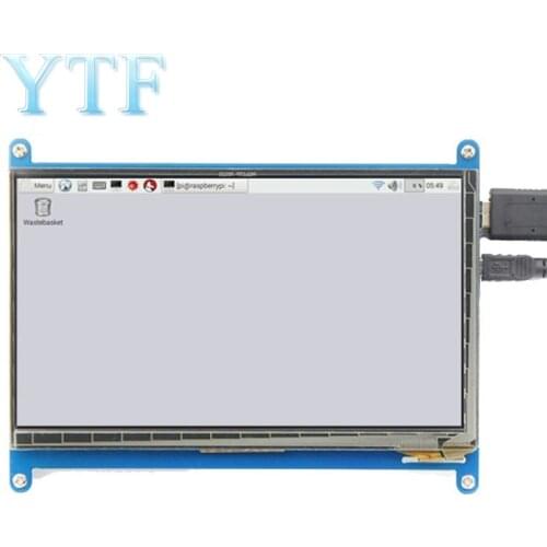 7 inch LCD capacitive touch display Raspberry Pi 4B 2 3 B + plus screen 1024X600mm