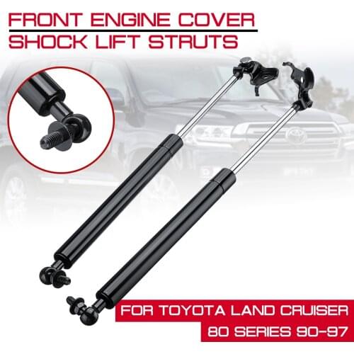 For Toyota Land Cruiser 80 Series 90-97 Car Front Engine Hood Shock Lift Strut Struts Bar Support Props Rod Arm Gas Spring