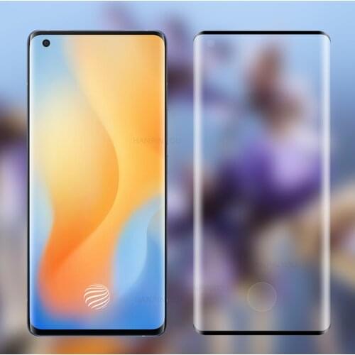 For vivo iQOO 5 X50 Pro Plus X51 5G 9H Hardness 3D Full Cover Slim Toughened Curved Tempered Glass Film Screen Protector Guard